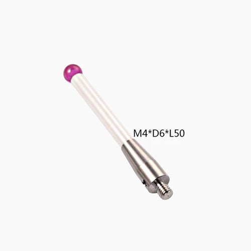 1PC M4 CMM Styli A-5000-3709 Touch Probe Stylus 6mm Dia Ruby Ball Ceramic Stem