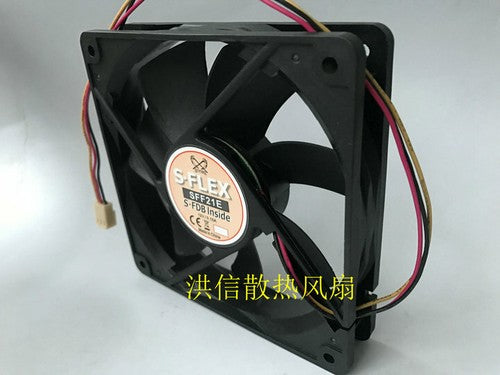 1 PCS Scythe Fan S-FLEX SFF21E DC12V 0.15A S-FDB 12025 12CM 3 Pin