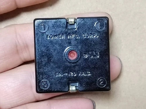 1x  Selector Switch 5 Rotary Positions MFG. CORP. U.S. PAT 2,813,158
