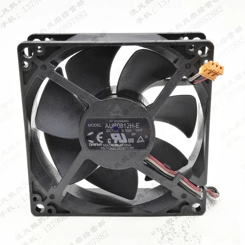 1PC  Delta AUB0812H-E 80x80x25mm 12V 0.3A 3PIN Projector Cooling Fan
