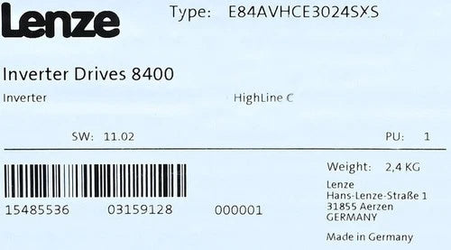 1 PC E84AVHCE3024SXS  LENZE E84AVHCE3024SXS Inverter