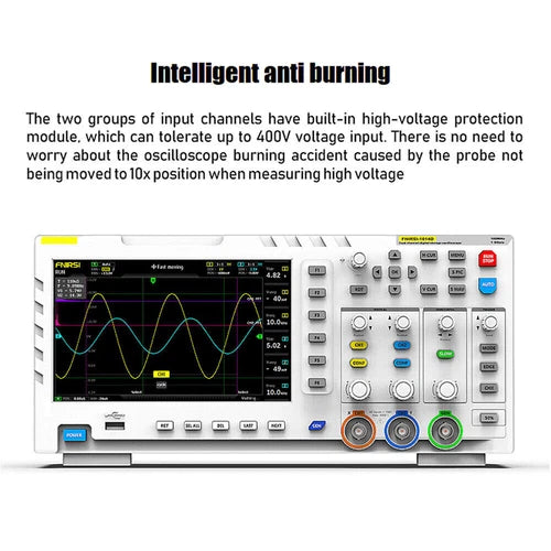 For FNIRSI-1014D 7'' LCD 2 Channel Digital Storage Oscilloscope Signal Generator