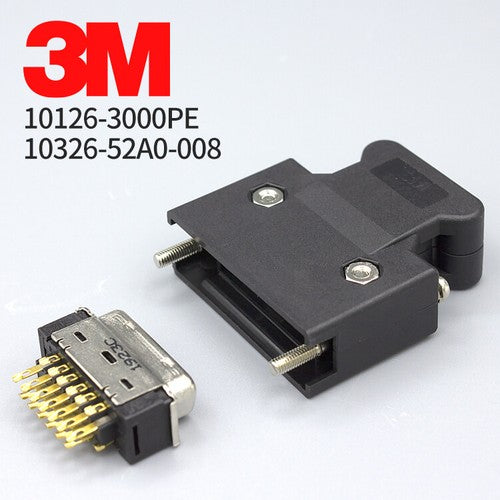 3M  MDR connector 10126-3000 10326-52A0-008 26-pin servo plug