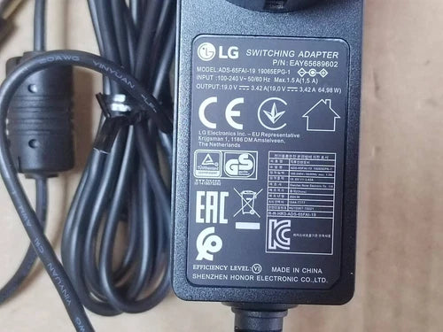 1PC  AC Adapter Power Supply  27GN850, 32BN50U, 32UN550, 32UN650 LED LCD Monitor