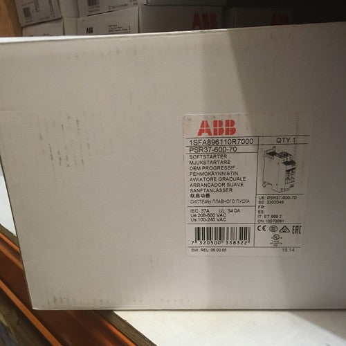 PSR37-600-70 1PC  PSR37-600-70 1SFA896110R7000 Soft Starter 18.5kw