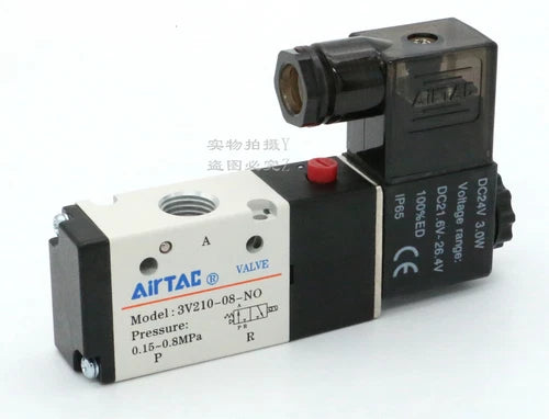 1PC   3V210-08-NO AC220V 110V DC 12V 24V 3V21008NO Solenoid Valves Air Valves