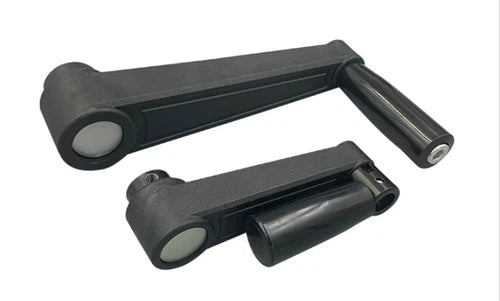 10X80mm Nylon Revolving Crank Handle with Round or Square Installation Hole