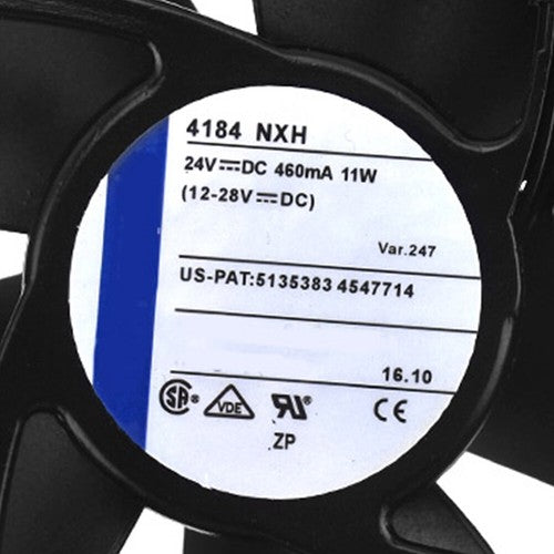 4184 NXH Cooling Fan 4184NXH 24VDC 120*120*38 460mA 11W Cabinet Fan