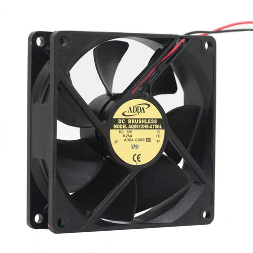 1PC waterproof heat dissipation fan   AQ0912HB-A70GL ADDA fan 9225 12V 0.25A 9cm