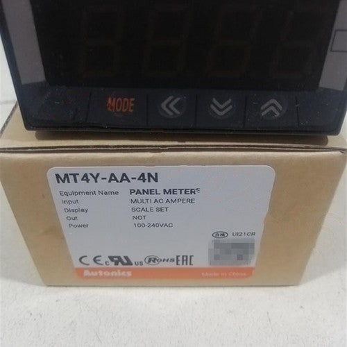 1pcs   AUTONICS MT4Y-AA-4N Panel Meter In Box