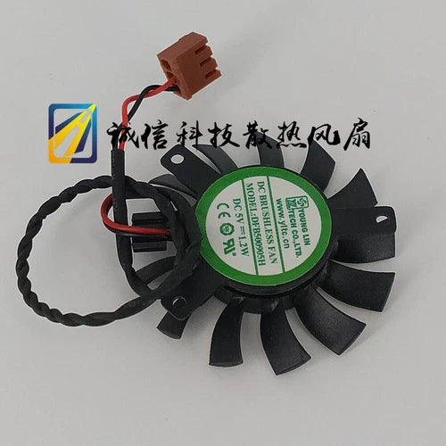 1PC  cooling fan Hole pitch 3.4-3.4-2.6 Diameter 4.4cm  DFB500905H 5V 1.2W