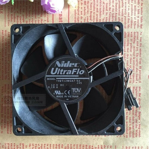 T92T12MGA7-53 DC12V 0.18A 92*92*25mm 9cm 3-Lines Projector Cooling Fan