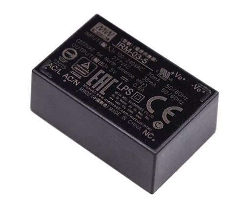 MEAN WELL IRM-03 switching power supply 3.3V5V9V12V24V pin type 1W AC-DC module