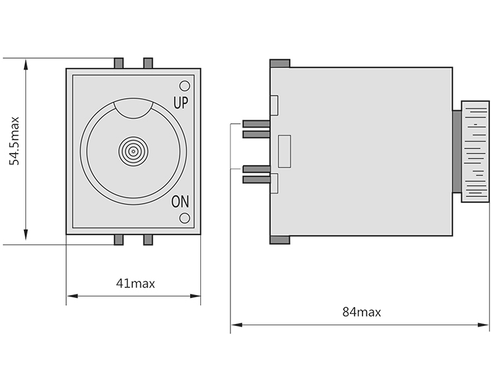 Time delay relay small power-off controller JSZ3A-F 220V 0.25-2min/20min/2h/12h