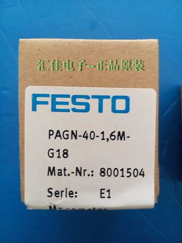 1 pcs  FESTO PAGN-40-1,6M-G18 8001504 pressure gauge