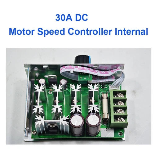 12V 24V 48V 30W~1500W Motor 30A DC Motor Speed Controller / Governor Suitable
