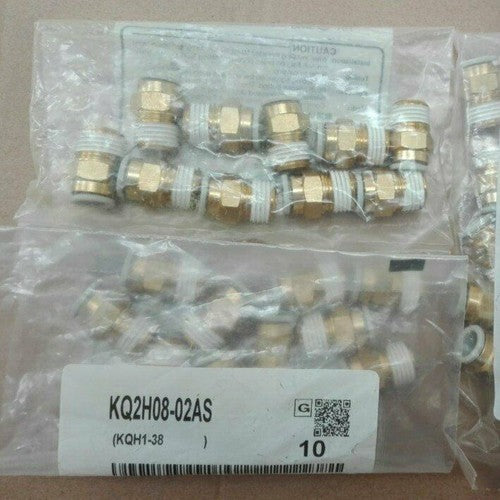 1Bag/10pcs  Fittings SMC KQ2H0802AS KQ2H08-02AS Free shipping