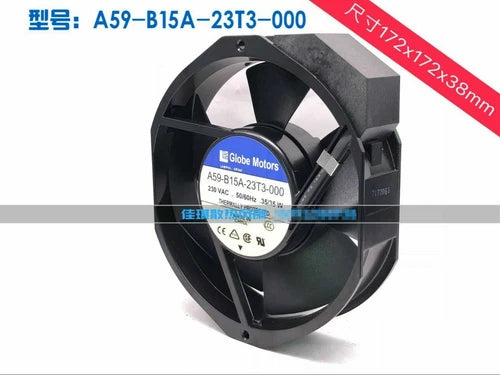 1PC  A59-B15A-23T3-000 230V AC 35W MOTORS fan
