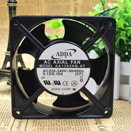 1PC 2Wire Cooling Fan    AA1282HB-AT 1238 AC220V 0.12/0.10A 12CM