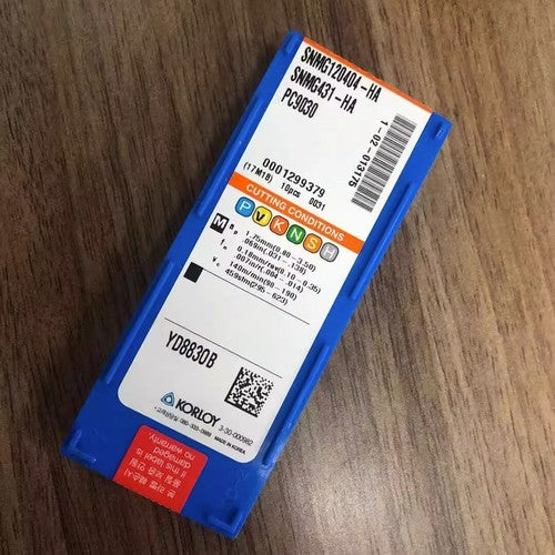 10Pcs/Box KORLOY SNMG120404-HA PC9030 SNMG431-HA Carbide inserts Turning blade