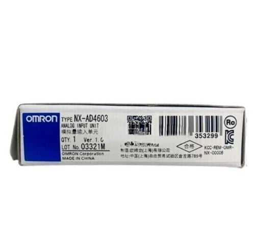NX-AD4603 1PCS  OMRON PLC Processor Module NX-AD4603