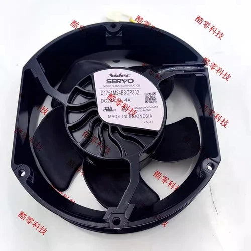 1 pcs  fan  4-wire frequency converter fan D1751M24B8CP332 24V 3.4A