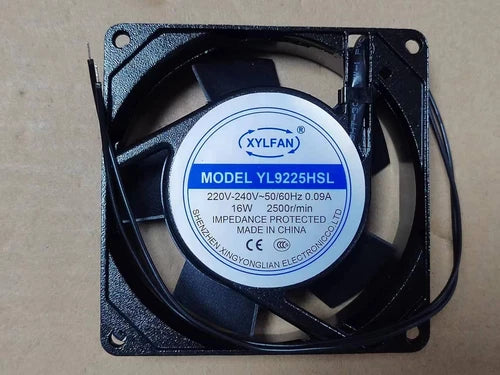1PC   Cabinet Cooling fan 9025 9CM YL9225HSL 220V-240V 0.09A