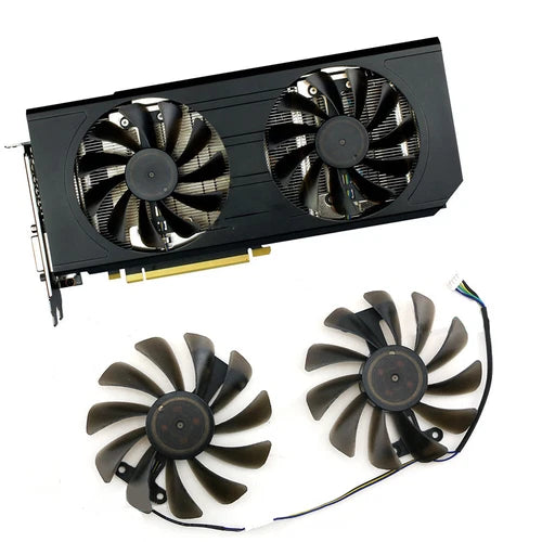 1X 4Pin For ELSA GeForce GTX1080 1070 8GB GLADIAC Graphics Card Cooling Fan