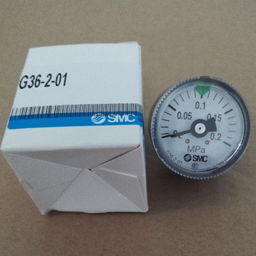 one  SMC G36-2-01 G36-2-01 Pressure Gauge in box Free shipping