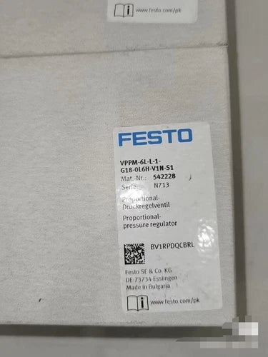 One Festo VPPM-6L-L-1-G18-0L6H-V1N-S1 542228 Proportional Valve