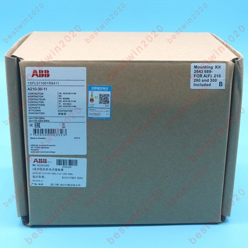 one  abb A210-30-11 Contactor 110-120V 50Hz 60Hz Fast Shipping