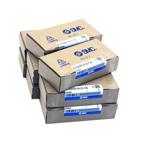 SMC SY5120-4LZD-01 5 Port Rubber Seal Solenoid Valve 220VAC