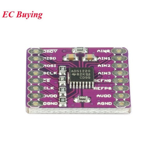ADS1220 ADC 24 Bit I2C Analog-to-Digital Converter Module 50 Hz -60 Hz Rejection