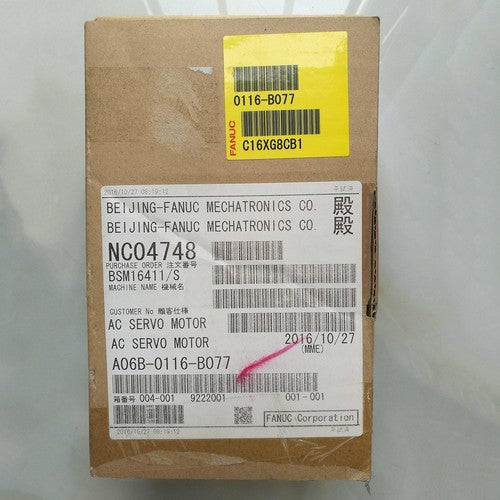 For FANUC A06B-0116-B077  servo motor Free Shipping