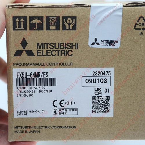 ONE  Mitsubishi IN BOX FX5U-64MR/ES FX5U64MRES PLC module 1 Year Warranty