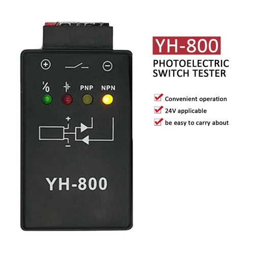 1X Photoelectric Switch Tester Flush Mount Photo Control Magnetic Switch YH-800