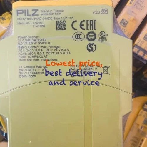 1PC  3n/o 1n/c 1so Free delivery 774310 PNOZ X3 24VAC/VDC