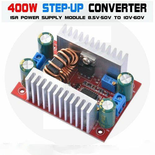 1PC Power Supply Module 15A 400W DC-DC Step Up Boost Buck Voltage Converter