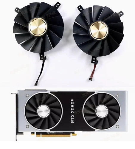 1PC  Cooling Fan Dual Ball  Public Edition TITAN RTX 2080 2080s 2080ti
