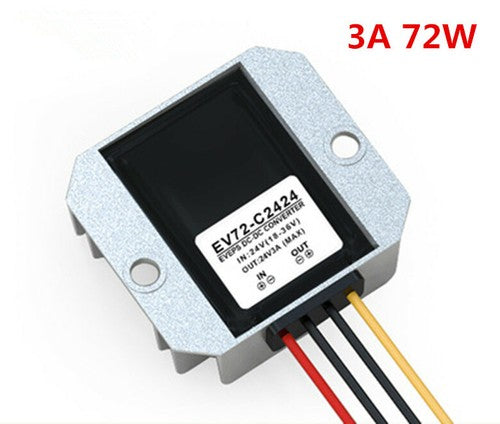 DC voltage regulator 24V to 24V buck-boost module 18-36V to 24V 3A 72W