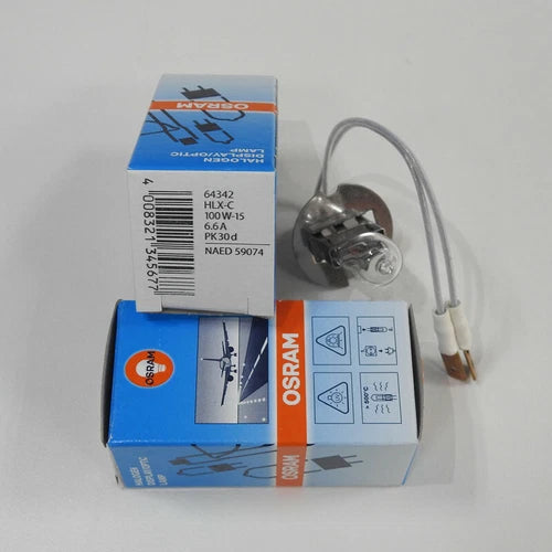 1X Airport Runway Lamp 15.2V100W PK30d Scanner Bulb   64342 HLX-C 6.6A 100W-15