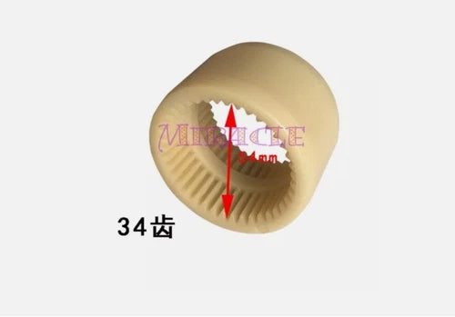 1PC Fits For  Nylon Coupling Sleeve Vacuum Pump ID:54mm 34 teeth