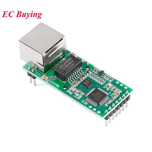 FS100P Serial to Ethernet Converter Module USR-TCP232-T2 Tiny UART TTL to RJ45