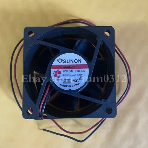 1pcs Silent Cooling Fan  mb60251v1-000c-a99 DC12V 6025