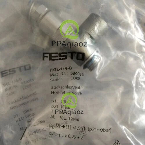 1PC  FESTO HGL-1/4-B 530031 Check Valve Free Shipping HGL14B