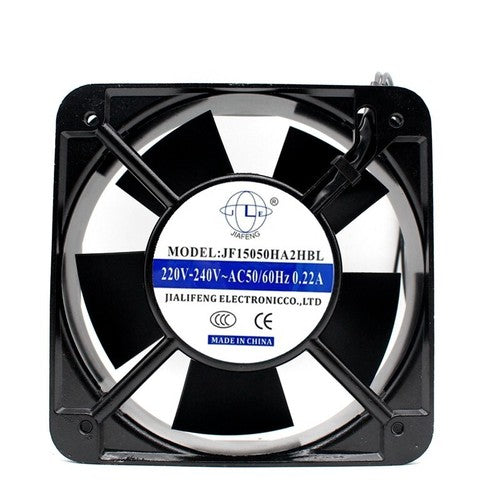 1 PCS JIA FENG Fan JF15050HA2HBL AC220V 15050 15CM cabinet cooling fan 2 WIRE