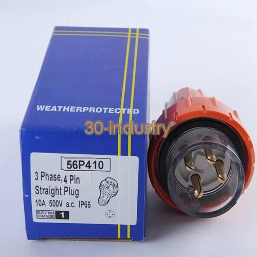 10pc For Power plug Rainproof plug Outdoor plug 4 pole 10a plug 56P410 56so410
