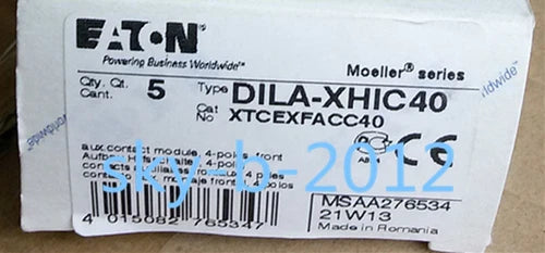 1 PCS  DILA-XHIC40 4 always open   Contactor contacts