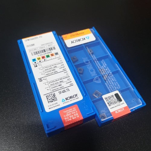 10Pcs/BOX KORLOY SPMT060205-PD PC5300 CNC U Drill Blade Carbide Inserts