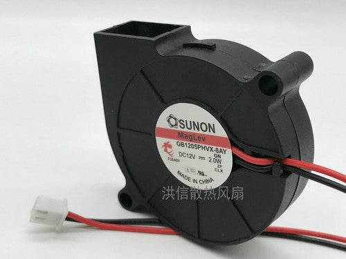 1 PCS SUNON Fan GB1205PHVX-8AY GN DC 12V 2.0W 5cm 5015 2 Pin cooling fan